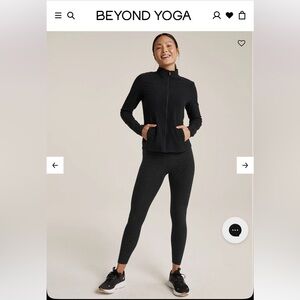 Women’s Beyond Yoga Spacedye On The Go Mock Neck Jacket Size XS